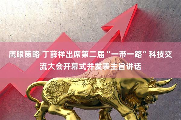 鹰眼策略 丁薛祥出席第二届“一带一路”科技交流大会开幕式并发表主旨讲话