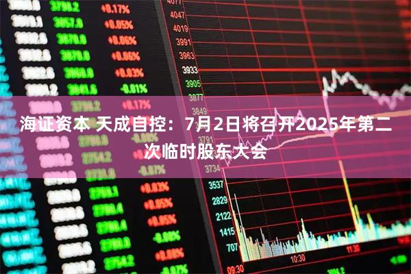 海证资本 天成自控：7月2日将召开2025年第二次临时股东大会